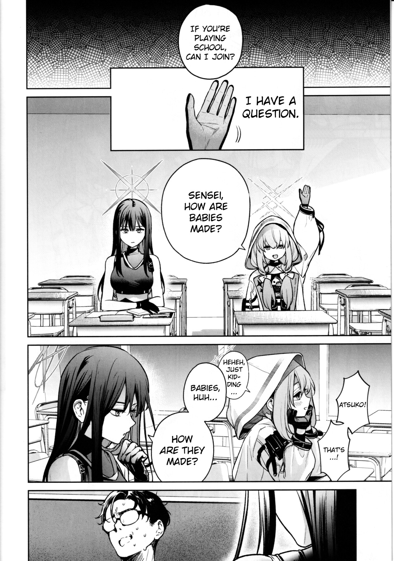 Hentai Manga Comic-A Book About Teaching Saori and Atsuko How to Study-Read-5